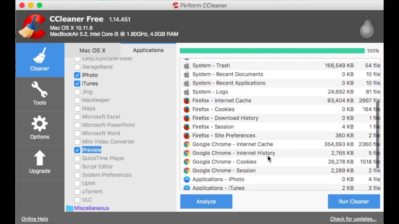 ccleaner for mac 10.11.1